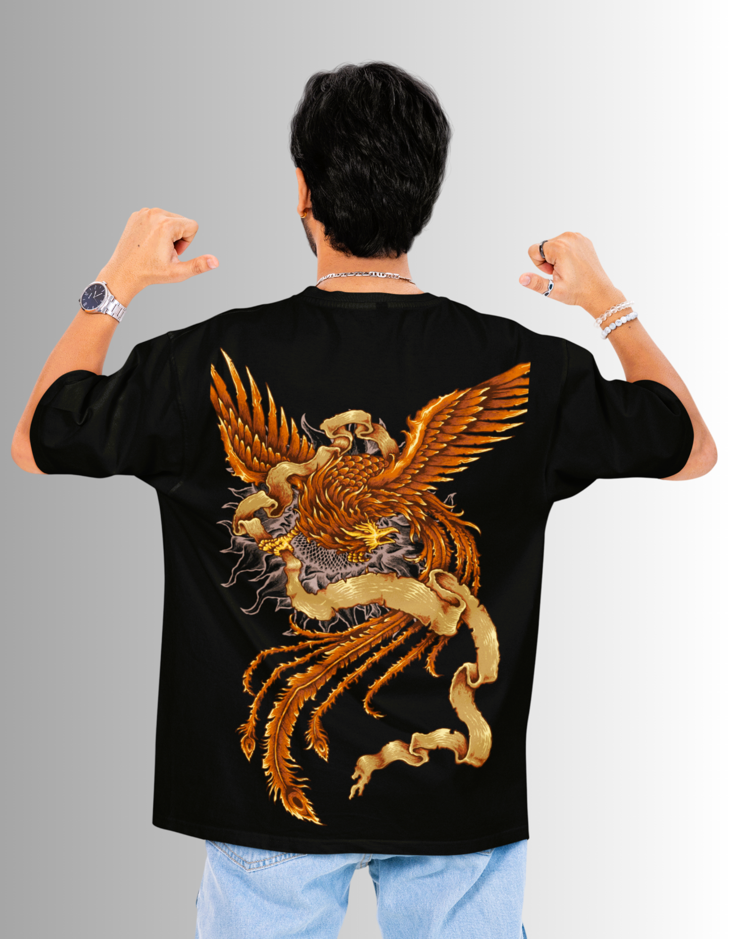 Phoenix Graphic T-Shirt - Embrace Rebirth and Strength