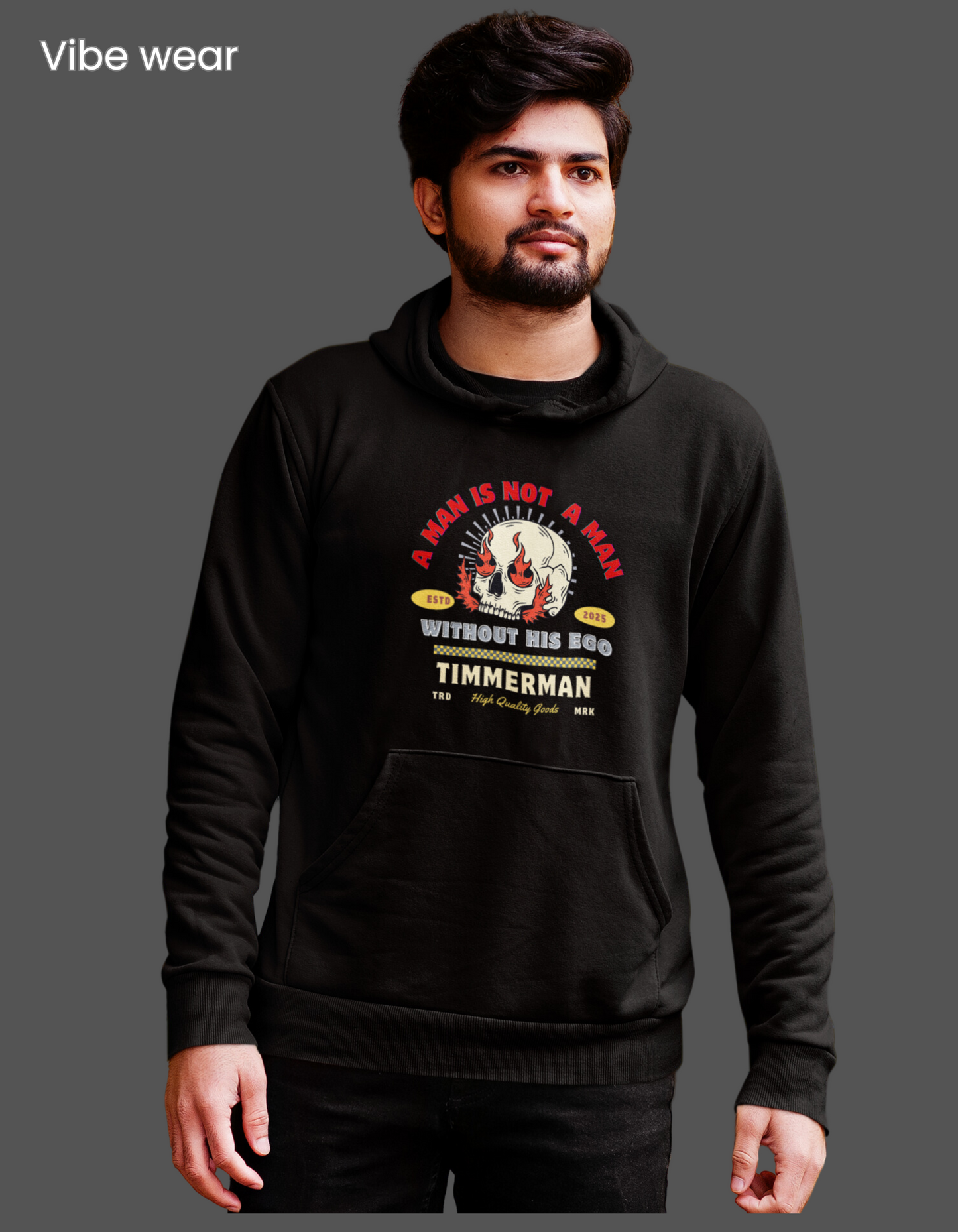 Men's EGO Graphic oversized Hoodie - Timmerman Collection