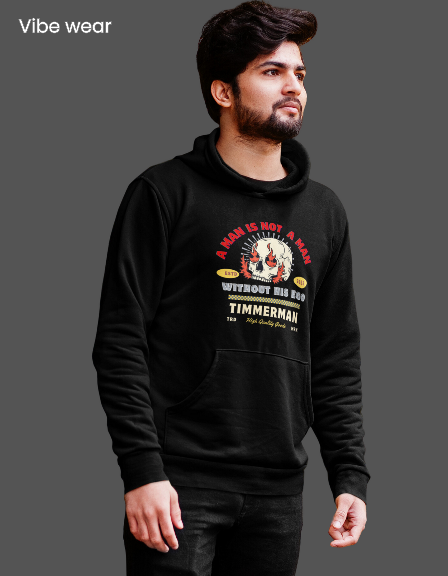 Men's EGO Graphic oversized Hoodie - Timmerman Collection