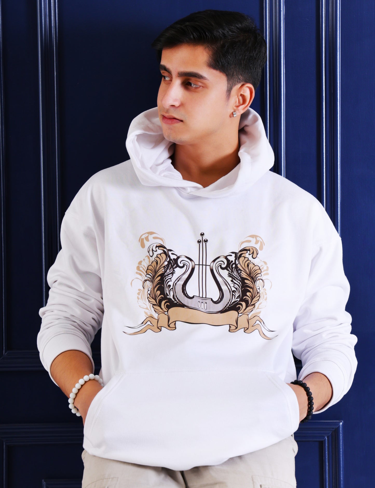 Lyre Design oversized Hoodie