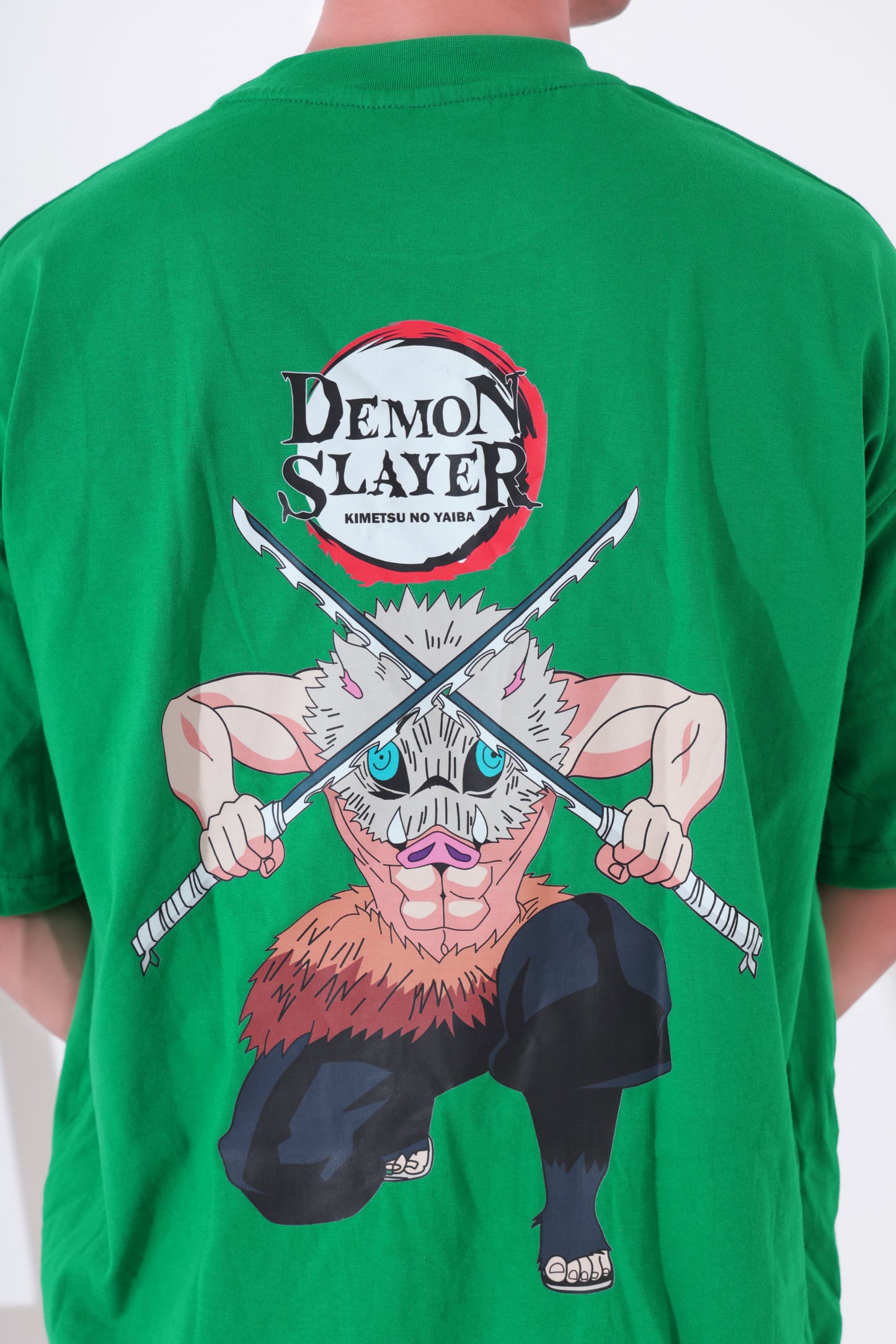 Demon Slayer Inosuke Hashibira Design Oversized fit T-shirt