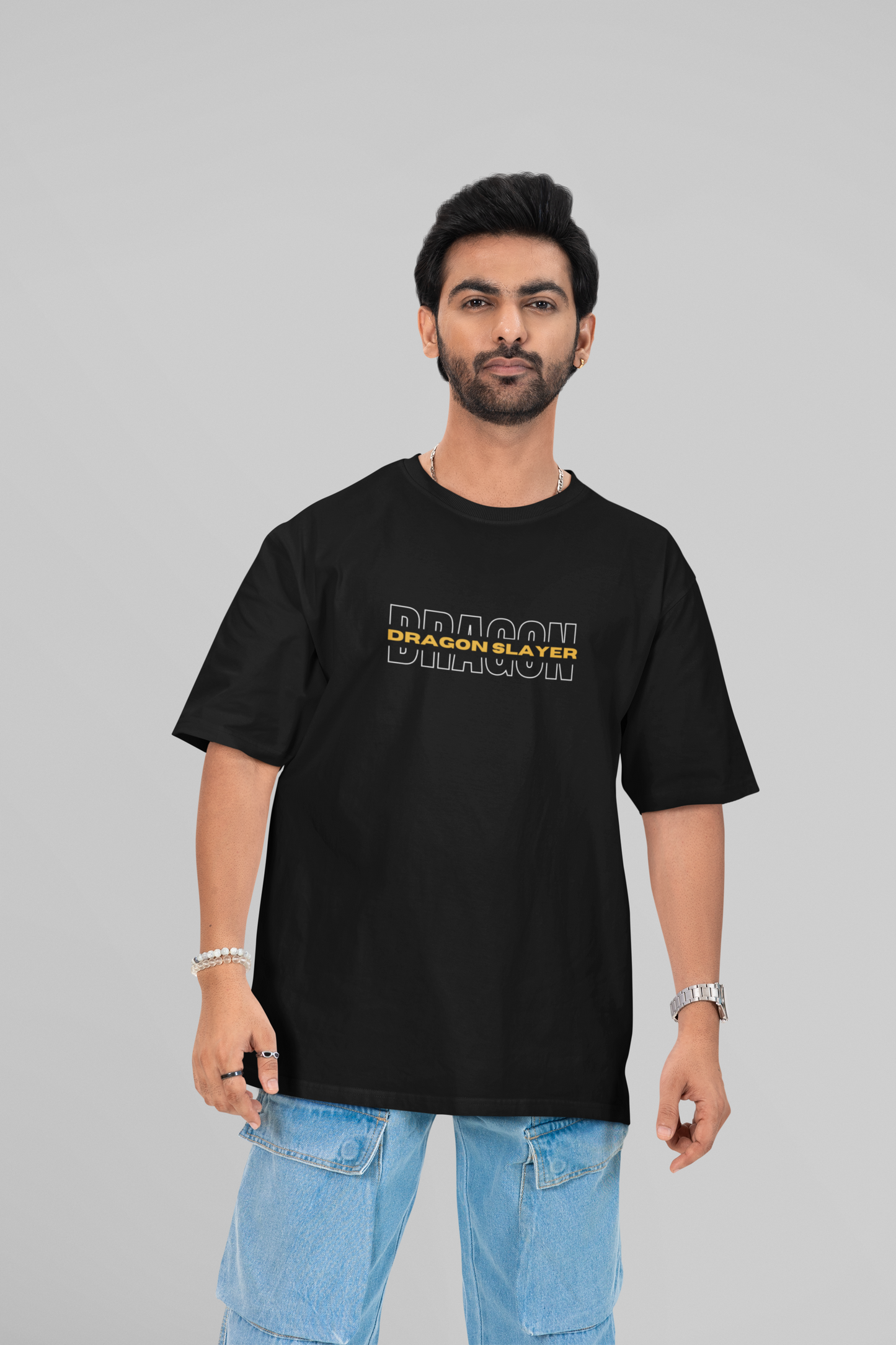 DRAGON slayer over sized fit T-shirt