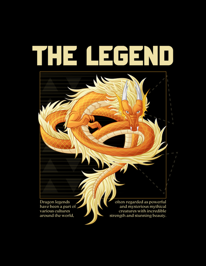 DRAGON slayer  over sized fit  T-shirt