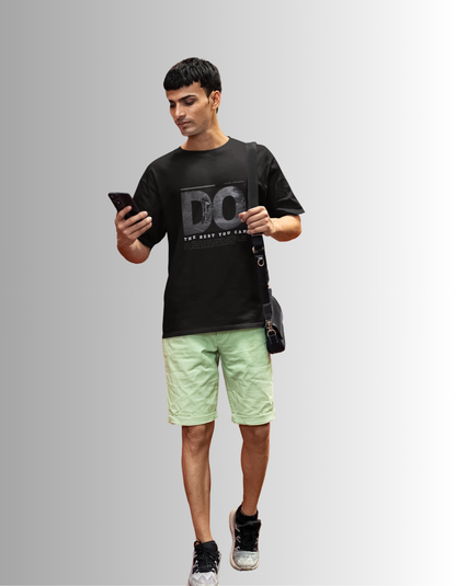 "Do the best you can" oversized fit T-shirt