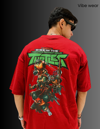 Teenage Mutant Ninja Turtles’ Maroon Tee Oversized T-shirt