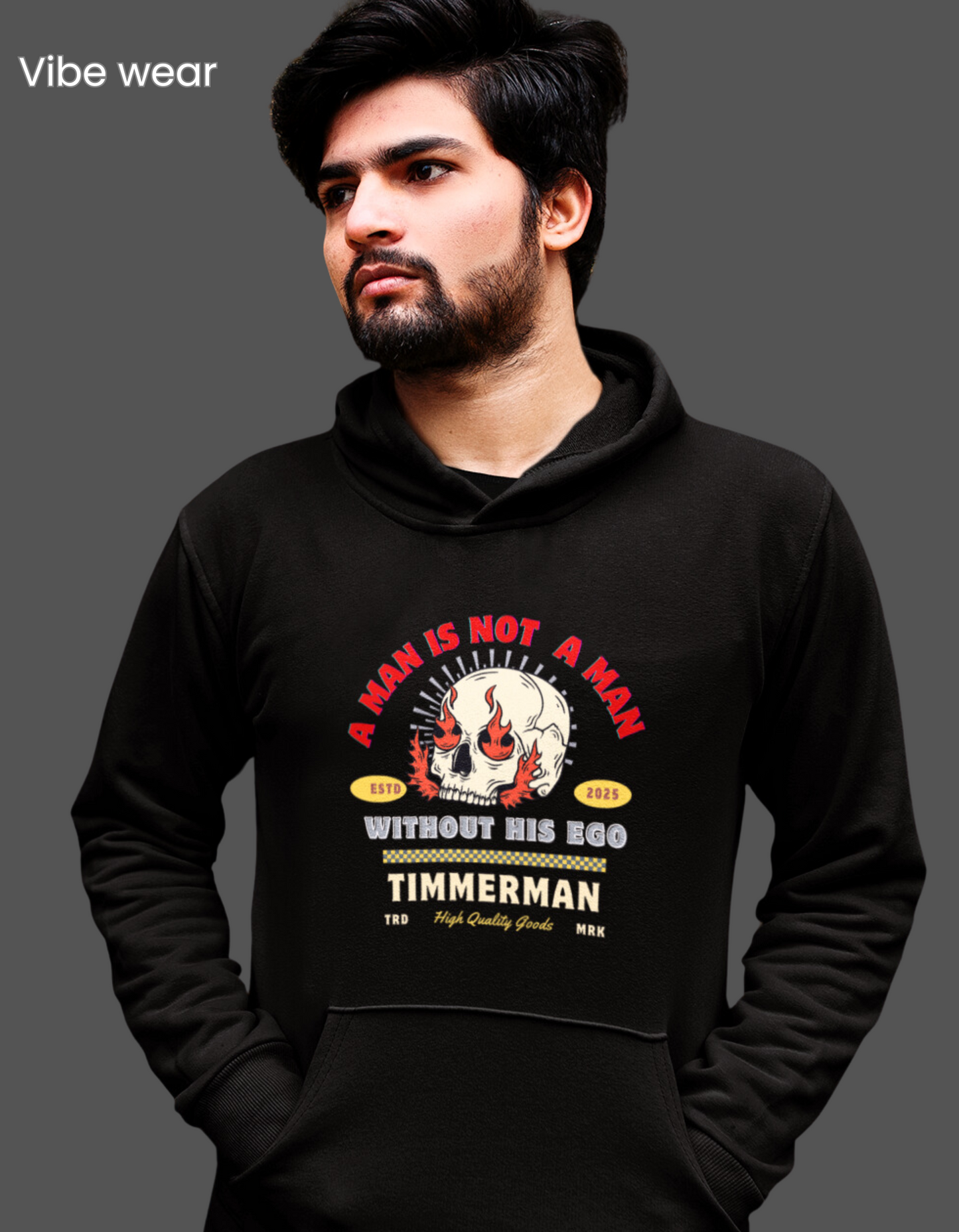 Men's  EGO Graphic oversized Hoodie - Timmerman Collection