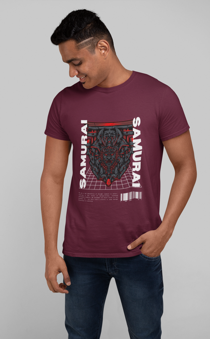 Samurai Pulse’ Graphic Tee Round neck T-shirt