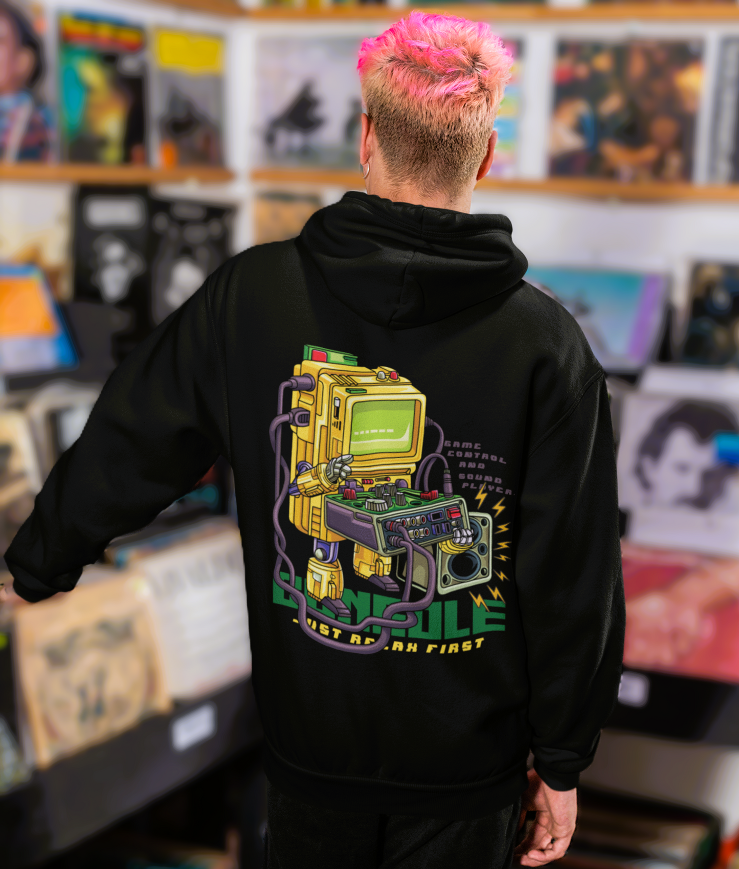 Escape Reality and Play Game Hoodie