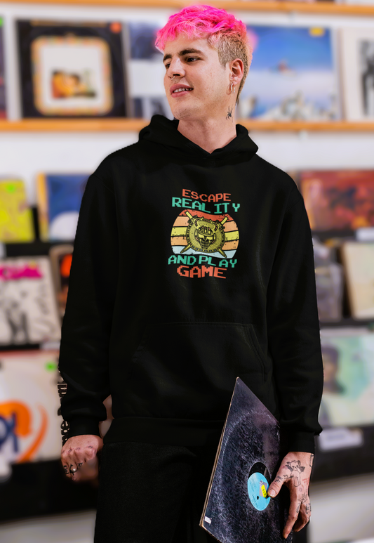 Escape Reality and Play Game Hoodie