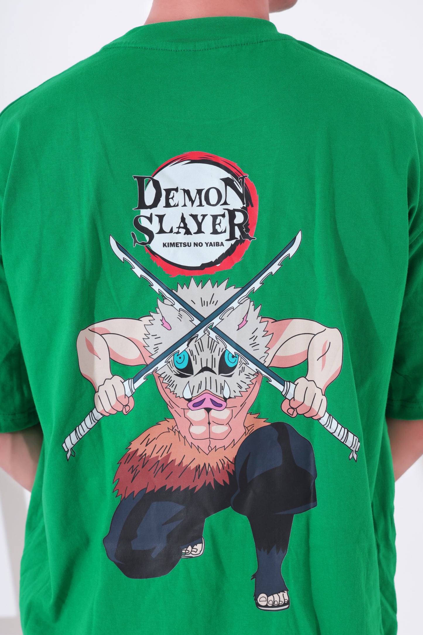 Demon Slayer  Inosuke Hashibira Design Oversized fit T-shirt